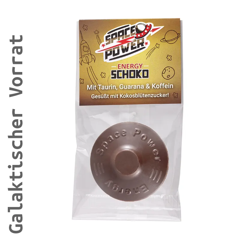 Galaktischer Vorrat 100 Stück Schoko UFOs in Ein-Stück-Verpackung